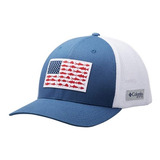 Gorra Columbia Pfg Tubular Flexfit Fish Flag Senderismo