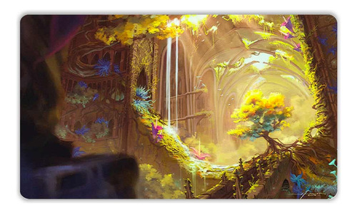 Paramint Life From The Loam (stitched) - Mtg Playmat De Asur