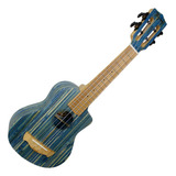 Ukulele Soprano Tagima Laki S Transparent Blue Satin Fosco