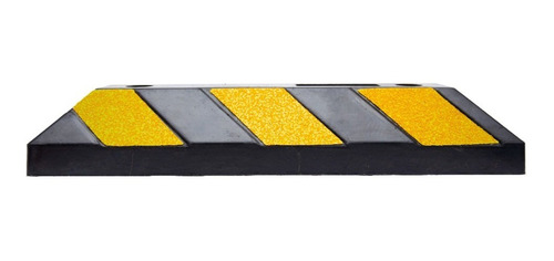 Tope De Goma Para Estacionamiento Garage Negro Amarillo 6 Kg