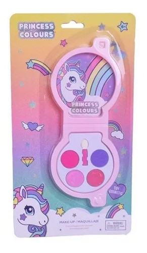 Juego De Maquillaje Para Nena Princesa Unicornio 