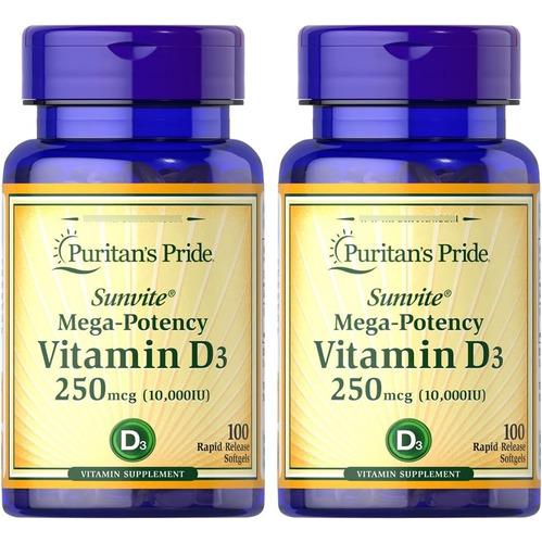 Ojo Vitamina D3 10000  Softgels Capsulas Original 100%