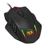 Mouse Gamer Redragon Impact M908 Rgb Preto Cor Preto