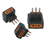 Enchufe Triple Trifásico Adaptado Corriente 220v (3 Unidades