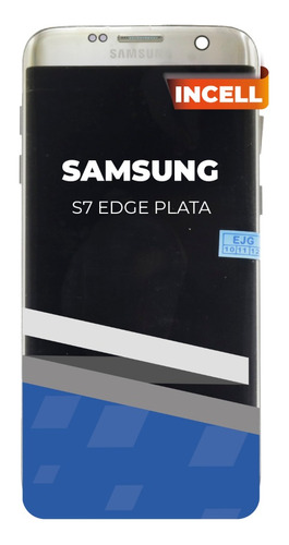 Lcd Para Samsung S7 Edge Plata