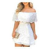 Short White Strapless Dress