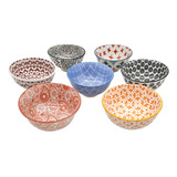 Bowl Cuenco Compotera Cerámica Diseño Decorado 11,5 Cm Hsk