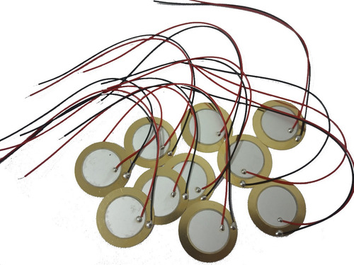 Sensor Para Bateria Eletronica Tipo Piezo 27mm Pads 10und