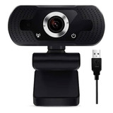 Webcam 1080p Full Hd Câmera Computador Microfone Embutido