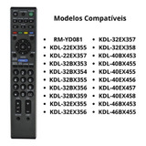 Controle Remoto Para Tv Lcd / Led Sony Bravia - 7501 / Rm-yd