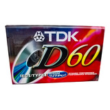 Audio Casette Tdk D60 Dinamyc Performance C/10pzas