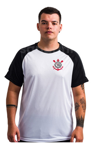 Camiseta Corinthians Timão Original Spr Raglan Jacquard 