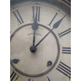 Reloj Antiguo De Pared, De Ferrocarril Sin Funcionar