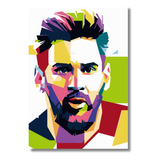 Kit Lienzo Para Pintar Por Números Con Bastidor(marco) Messi