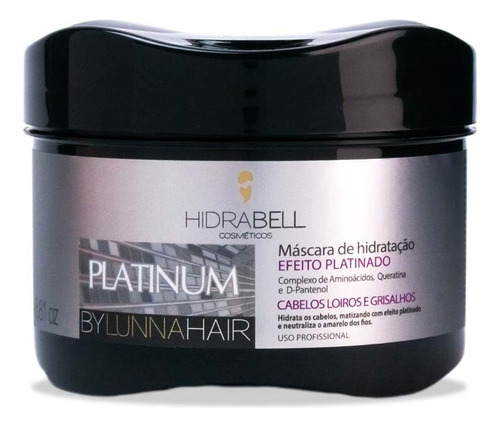 Máscara Matizadora Platinum Intensificador Hidrabell 250g