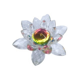 Flor De Loto Feng Shui Cristal Grande X2