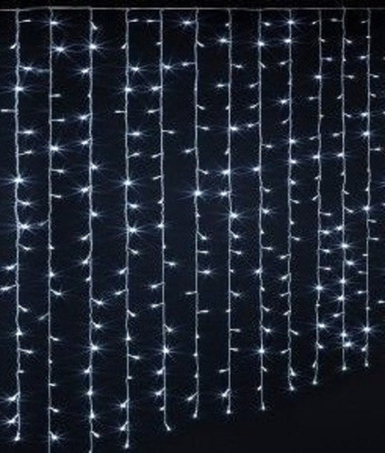 Cortina Lluvia Luces 300 Led 3x3 Calida Fria Navidad Eventos