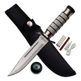 Cuchillo Supervivencia 24cm Campismo Rescate Campo 695