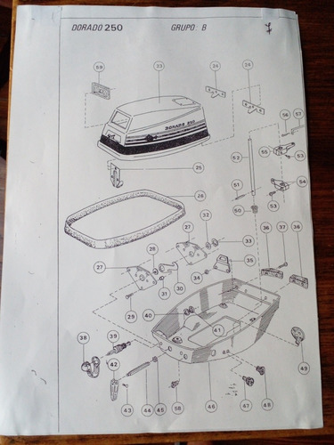 Manual De Despiece Motor Fuera De Borda  Dorado 250 