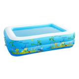 Piscina Inflable Niños Piscinas Rectangular 180x130x45