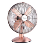 Ventilador 12 Pulgada Wurden Dorado Metalico 45w 3 Velocidad