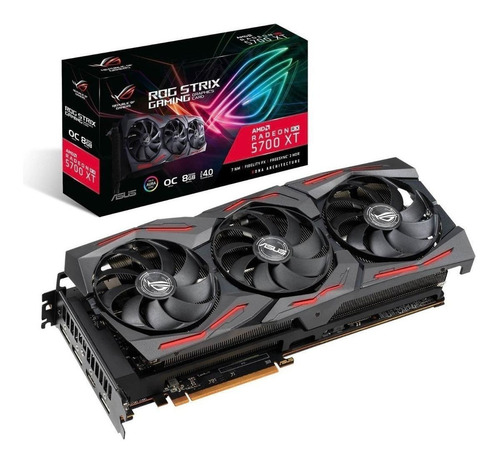 Tarjeta De Video Amd Asus  Rog Strix Radeon Rx 5700 Series Rx 5700 Xt Rog-strix-rx5700xt-o8g-gaming Oc Edition 8gb