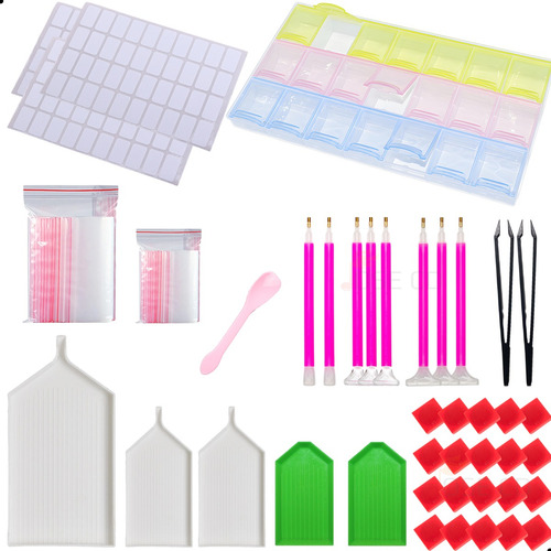 Kit De Herramientas Diy 5d De Pintura Cuadros De Diamante