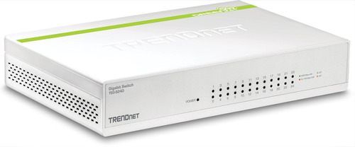 Trendnet Conmutador Greennet Gigabit De 24 Puertos, Qos, Est