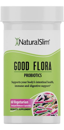 Naturalslim Good Flora Plus Probioticos X60 Salud Intestinal