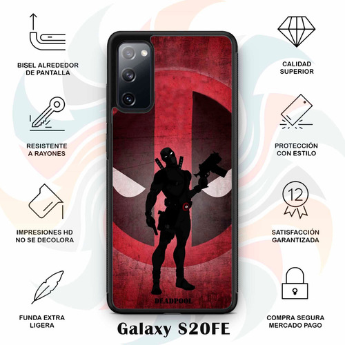Funda Galaxy Deadpool Minimalista S21 S 20 S10 S9 Note 10 9