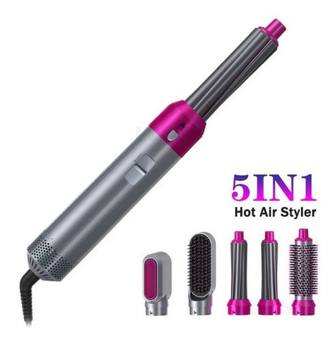 Peine Aire Caliente 5 En 1 Rizador Automático Cabello Styli