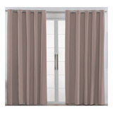 Cortina Pvc Blecaute / Blackout Com Ilhós Cromado 160x130cm