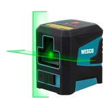Nível A Laser Verde 15m 2 Linha Suporte +bolsa Wesco Ws8915k