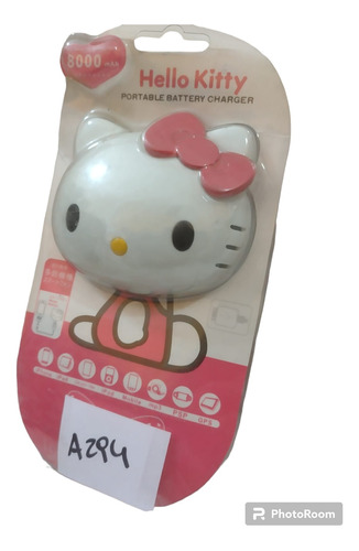 Cargador Portatil  Para iPhone Y iPad Cara Hello Kitty