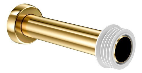 Tubo De Ligação Bacia Docol Ouro Polido 25cm Dourado Brilho