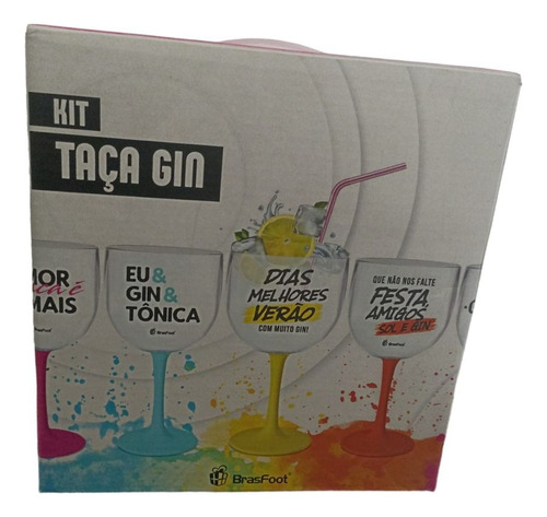 Kit 2 Taças De Gin  Personalizadas Verão E Festa Com Amigos