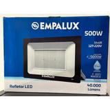 Refletor Led Slim 500w 6500k Biv Ip66 Preto - Empalux