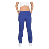 Pantalon Para Chef Unisex Azul Con Resorte Bolsillos T. Xl Diseño De La Tela Español