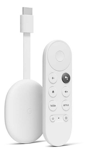 Google Chromecast Con Google Tv De Voz 4k 8gb 2gb Ram Blanco