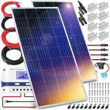 Serenelife Kit De Panel Solar Portátil De 400 Vatios, Juego 