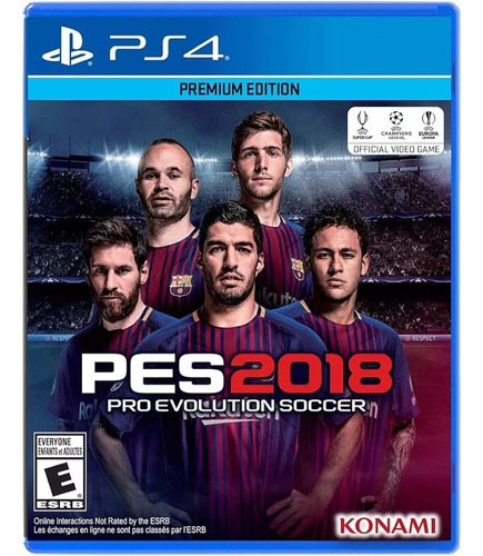 Pes 2018 Pro Evolution Soccer Ps4 Fisico