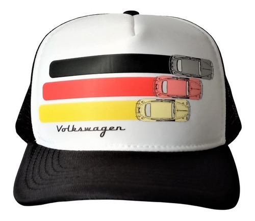 Boné Aba Curva German Look Vw Fusca Trucker Telinha Callook 