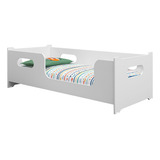 Cama Berço Montessoriana Encanto Solteiro 100% Mdf - Branca