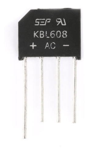 Puente Rectificador Kbl608 800v 6a