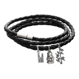 Pulsera Panda Oso Bambú Brazalete Dije Animal Panda Letra