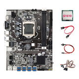 Placa Base Minera B75 Btc 8xusb Lga1155 Con G1