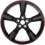 Rin Negro Franja Roja 20x9.5 Chevrolet Camaro 2016-2024