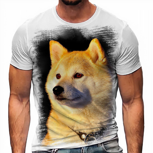 Camiseta Cachorro Raça Shiba Inu 1 A
