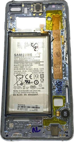 Carcaça Completa Samsung S10+ G975 Orig Retirada