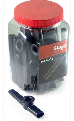 Kazoo Stagg Kazoo30bk Caramelera X 30 Unidades Negro